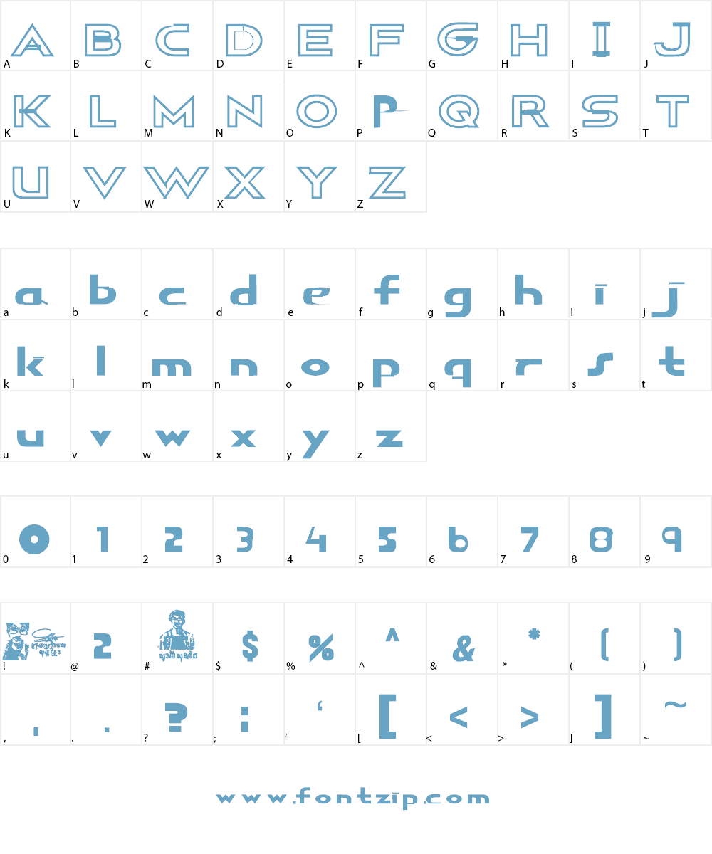 S-PHANITH FONTER SAM Font Character